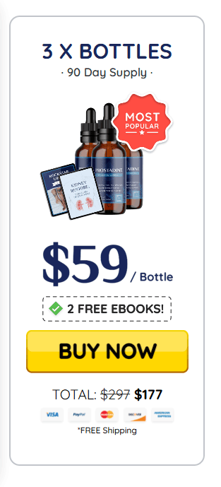 prostadine 3 bottles